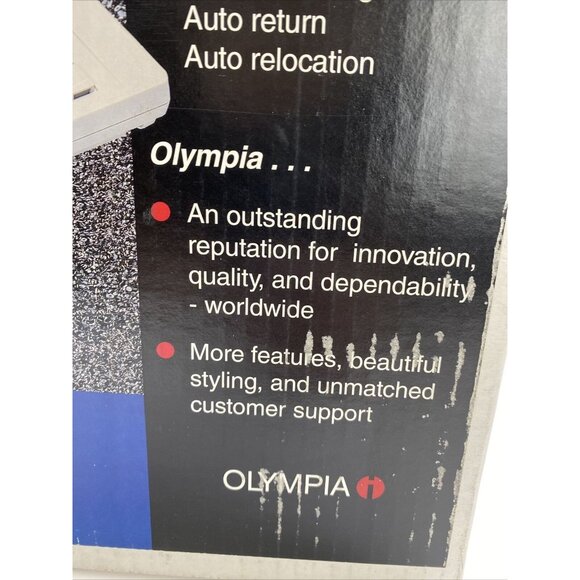 Olympia Splendid NA1HH memory correct typewriter in original box with manual - Picture 15 of 16